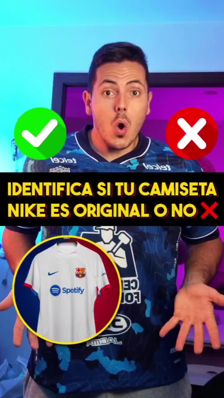 Como saber si una camiseta es original nike hot sale