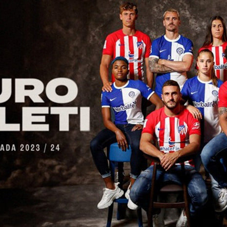 🔴⚪️El Atlético de Madrid presenta el kit local 2023-2024