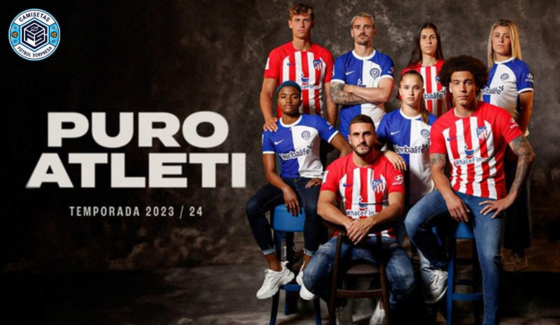 🔴⚪️El Atlético de Madrid presenta el kit local 2023-2024