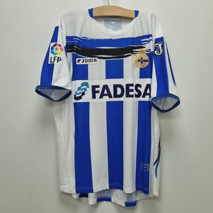 Camiseta Depor Coruña 2006-2007 Local (BARRAGAN F. #19)