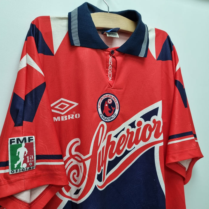 Camiseta Tiburones Rojos Veracruz 1995-1996 Local (#8)