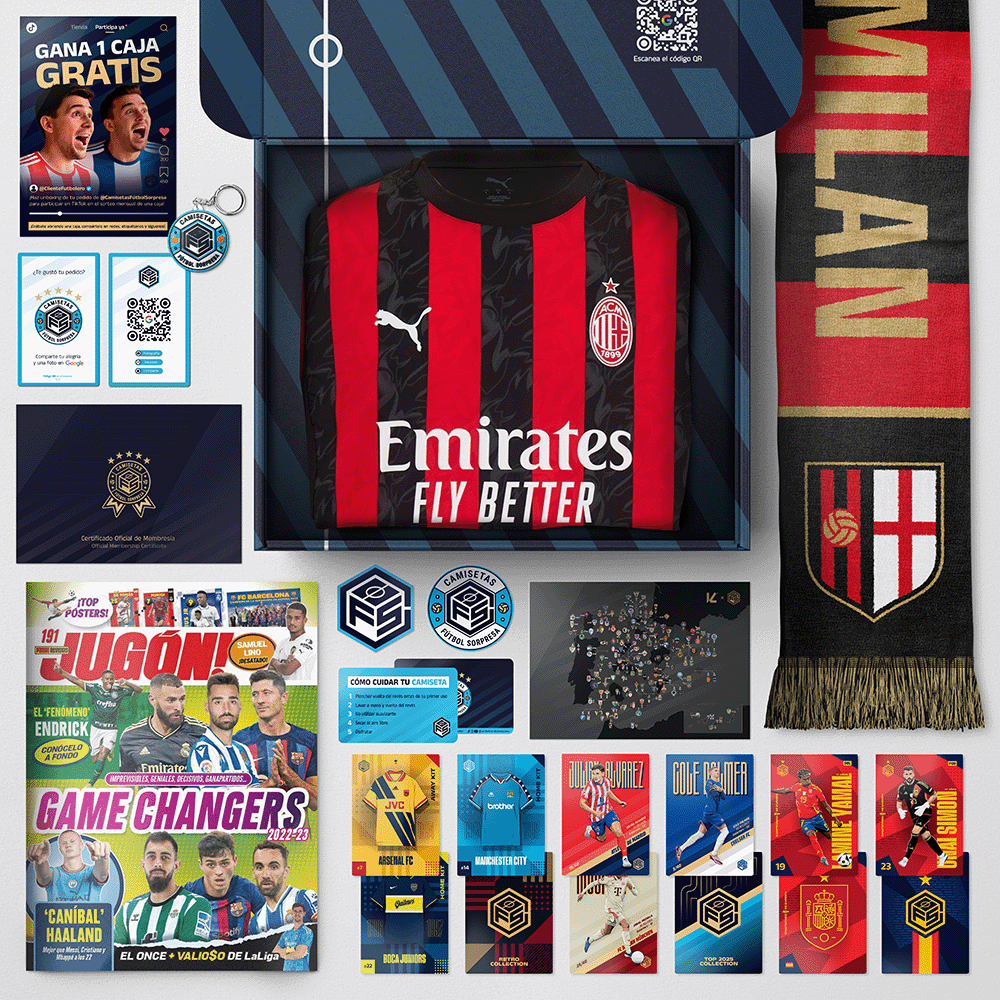 Retro Voetbalshirt Mystery Box Retro Voetbalshirt Mystery Box